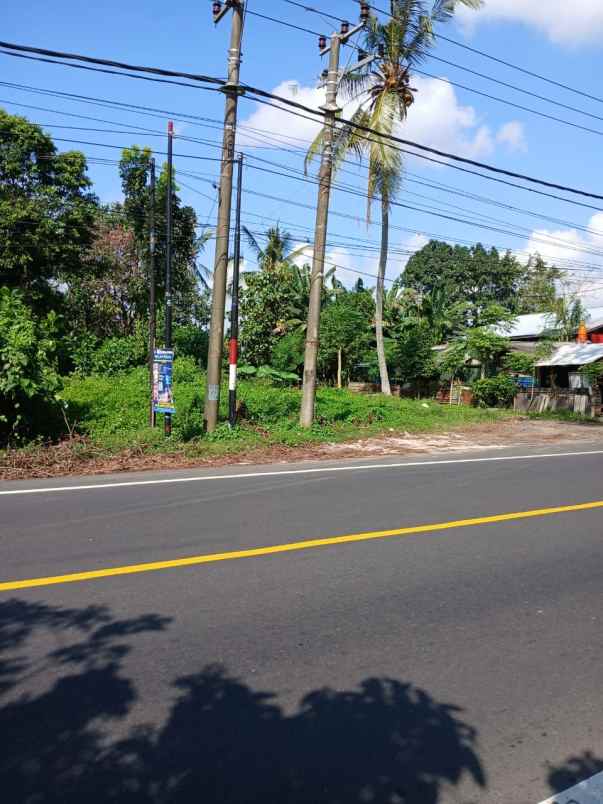 tanah murah pinggir jalan raya