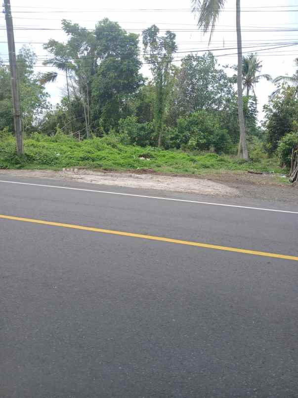 tanah murah pinggir jalan raya