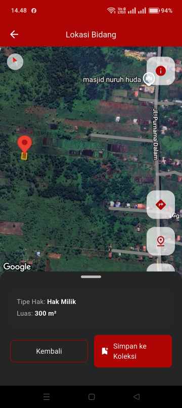 tanah purnama 2 ukuran 15x20