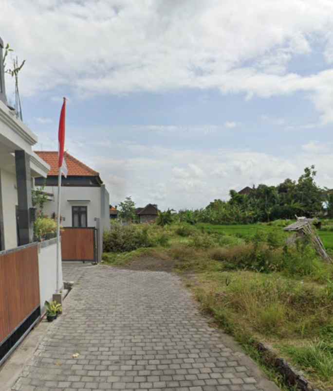 tanah view sawah di siulan denpasar timur