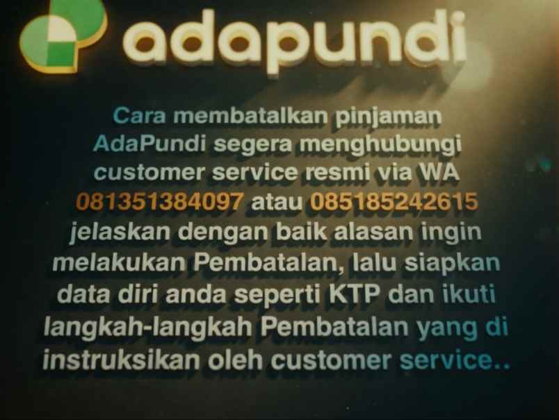 tips cara membatalkan pinjaman adapundi