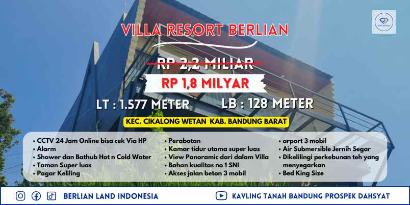 villa desa cipada kec cikalong