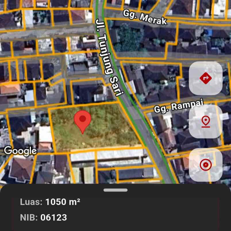 dijual 10 5 are jl tunjung sari gatsu barat denpasar