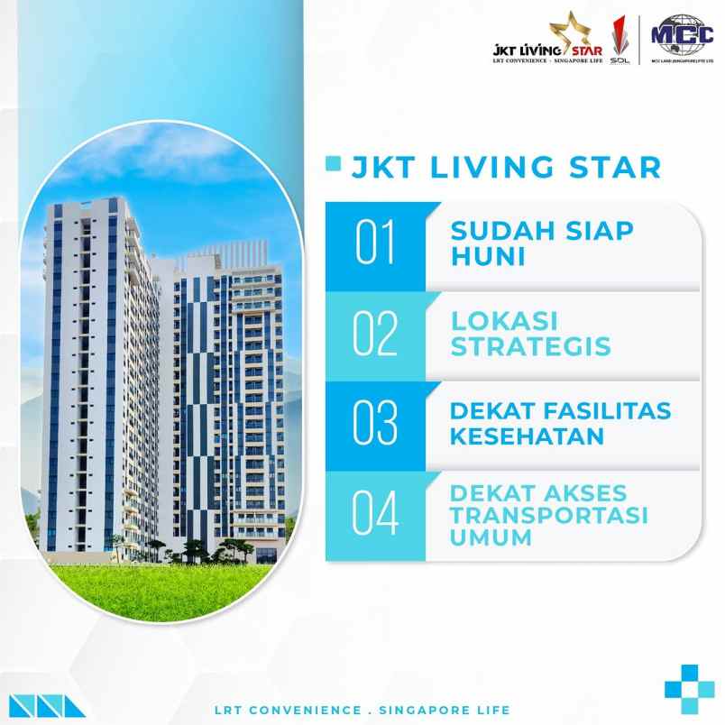 dijual apartemen siap huni strategis
