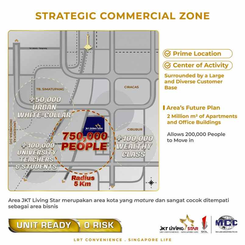 dijual apartemen siap huni strategis