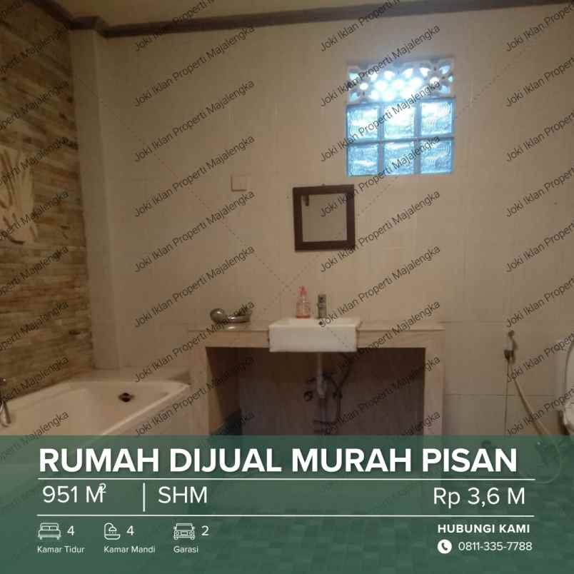 dijual cepat rumah 2 lantai 2 kolam dan kandang merak