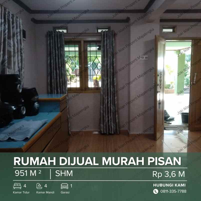 dijual cepat rumah 2 lantai 2 kolam dan kandang merak