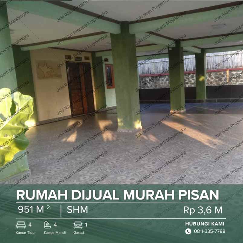 dijual cepat rumah 2 lantai 2 kolam dan kandang merak