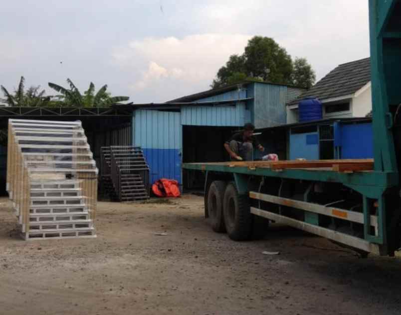 dijual gudang aktip 2400 m2 mustiikasari kota bekasi
