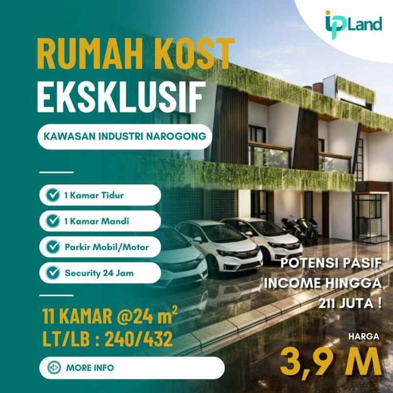 dijual kost cibubur