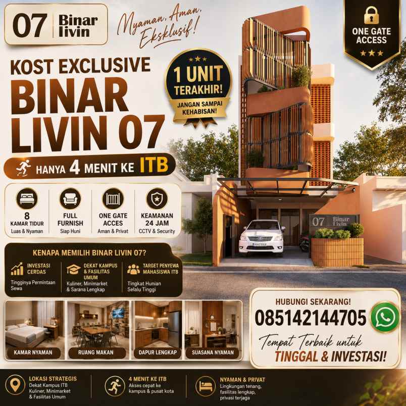 dijual kost jatinangor