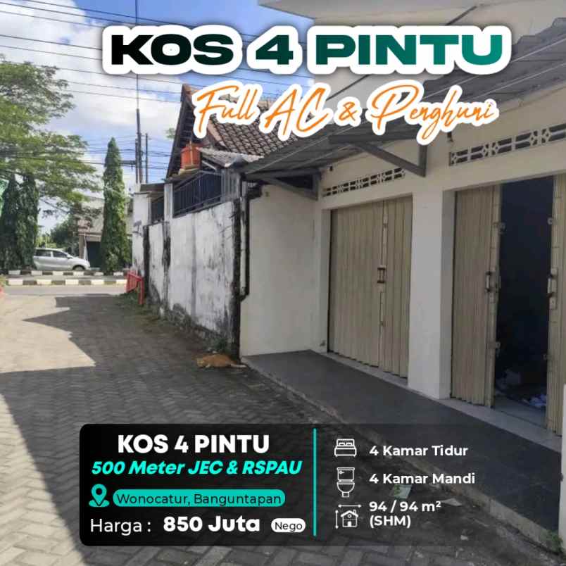 dijual kost wonocatur