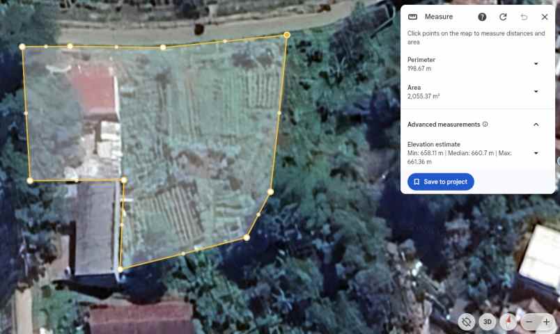 dijual murah tanah berikut bangunan