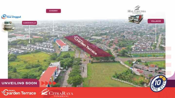 dijual ruko gudang kantor citra raya tangerang