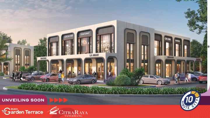 dijual ruko gudang kantor citra raya tangerang