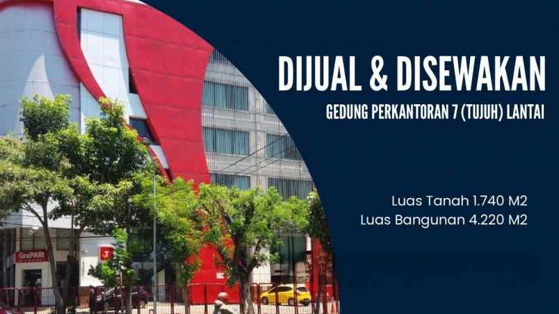 dijual ruko gudang kantor gedung jjalan pemuda