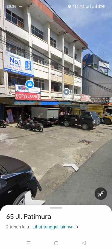 dijual ruko gudang kantor jalan pattimura