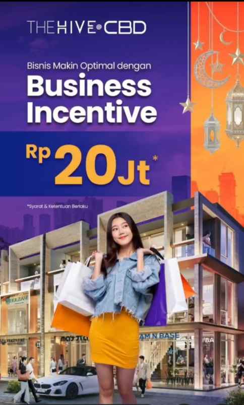 dijual ruko gudang kantor jl orange boulevard county