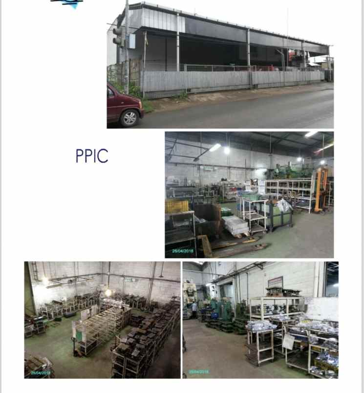 dijual ruko gudang kantor jl raya bantar gebang setu