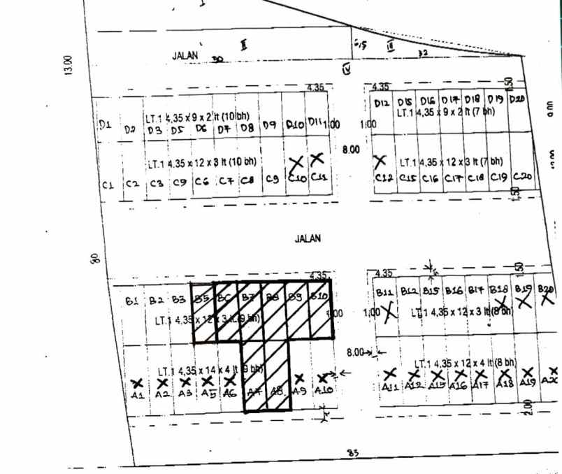 dijual ruko gudang kantor ruko este square