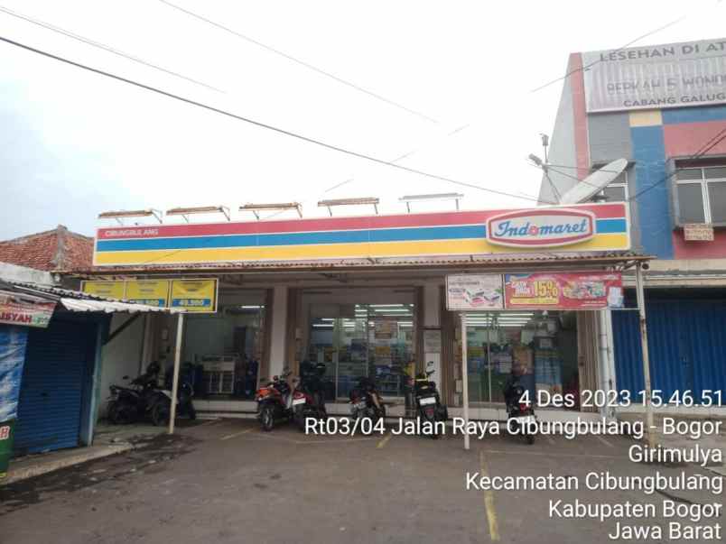 dijual ruko indomaret strategis di cibungbulang pr2006