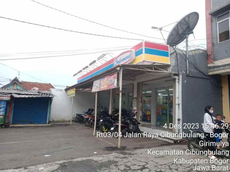 dijual ruko indomaret strategis di cibungbulang pr2006