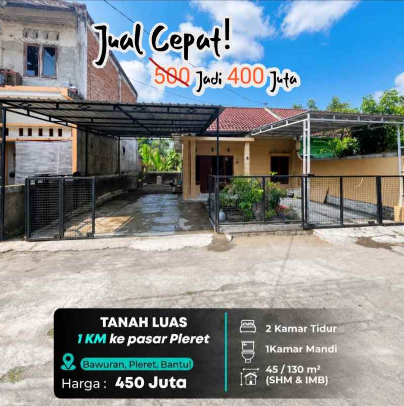 dijual rumah bantul