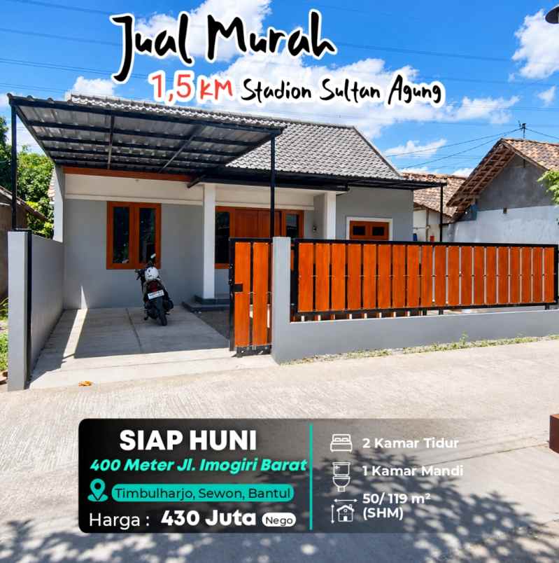 dijual rumah bantul
