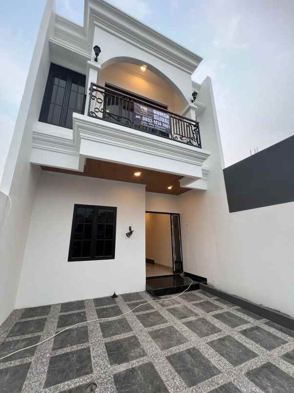 dijual rumah baru dalam komplek siap huni