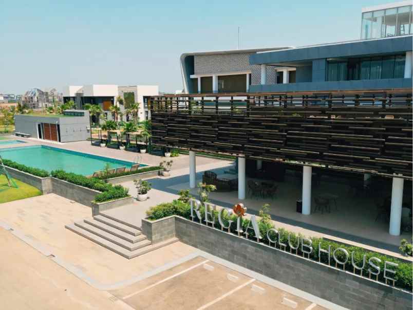 dijual rumah cluster regia scg