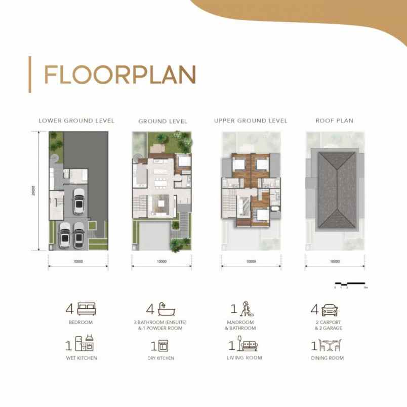 dijual rumah cluster toba lake villas