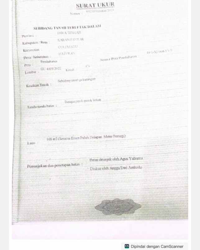 dijual rumah di fajar indah solo