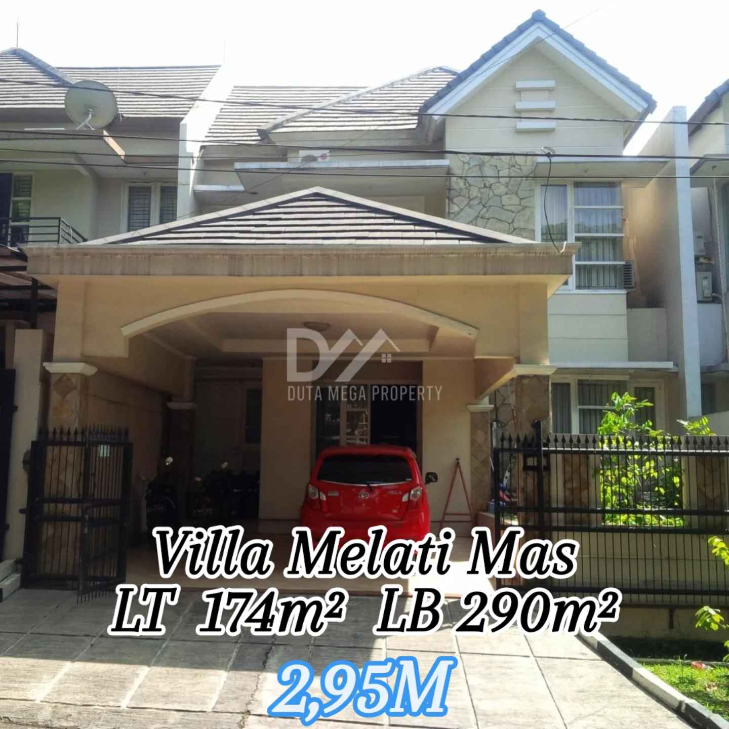 dijual rumah di villa melati mas