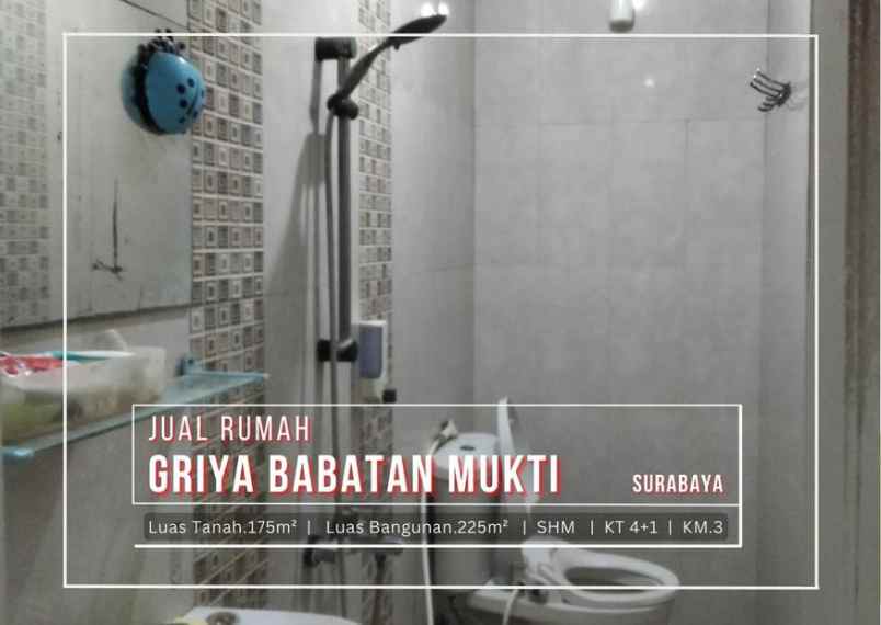 dijual rumah griya babatan mukti