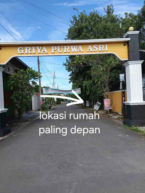 dijual rumah griya purwa asri