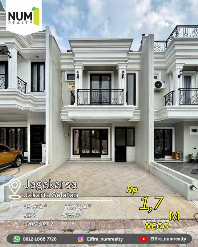 dijual rumah jagakarsa jakarta selatan