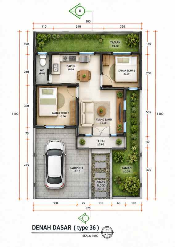 dijual rumah jalan alternatif kota