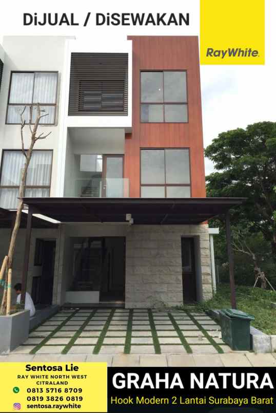 dijual rumah jalan raya sambikerep