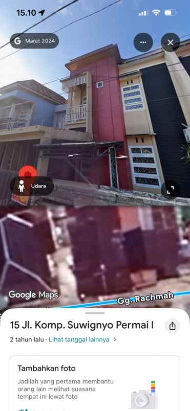 dijual rumah jalan suwignyo komplek