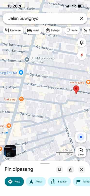dijual rumah jalan suwignyo komplek