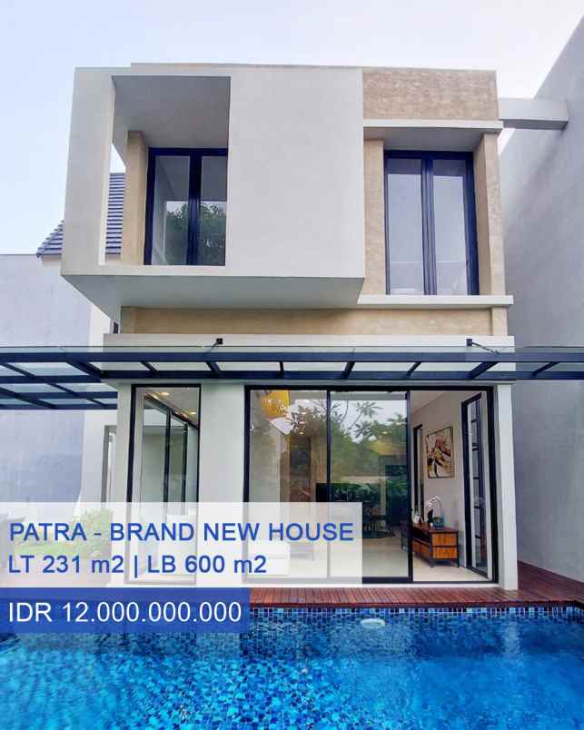 Rumah Brand New Private Townhouse Patra Area Jakarta Selatan
