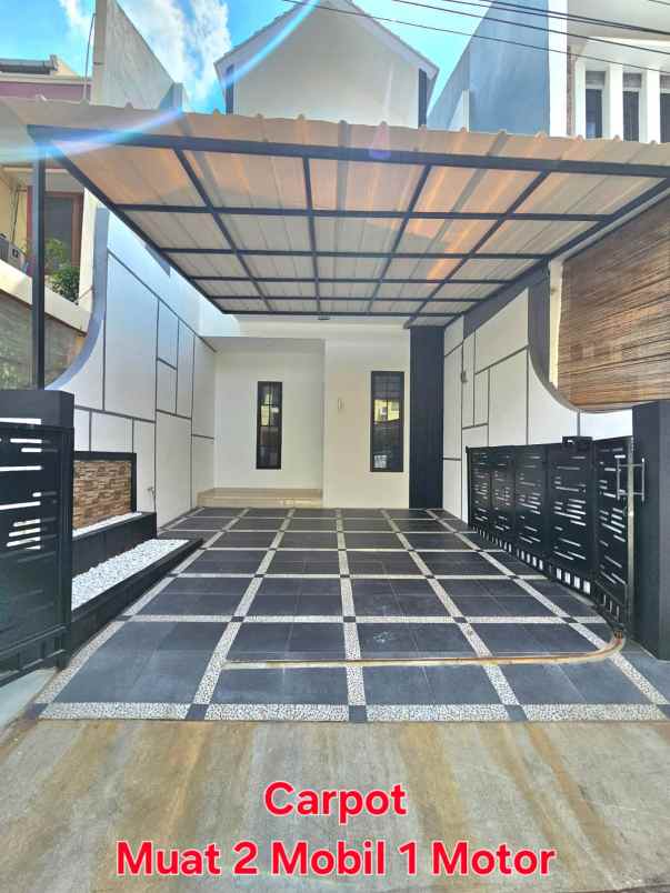 dijual rumah jl kav dki pondok kelapa