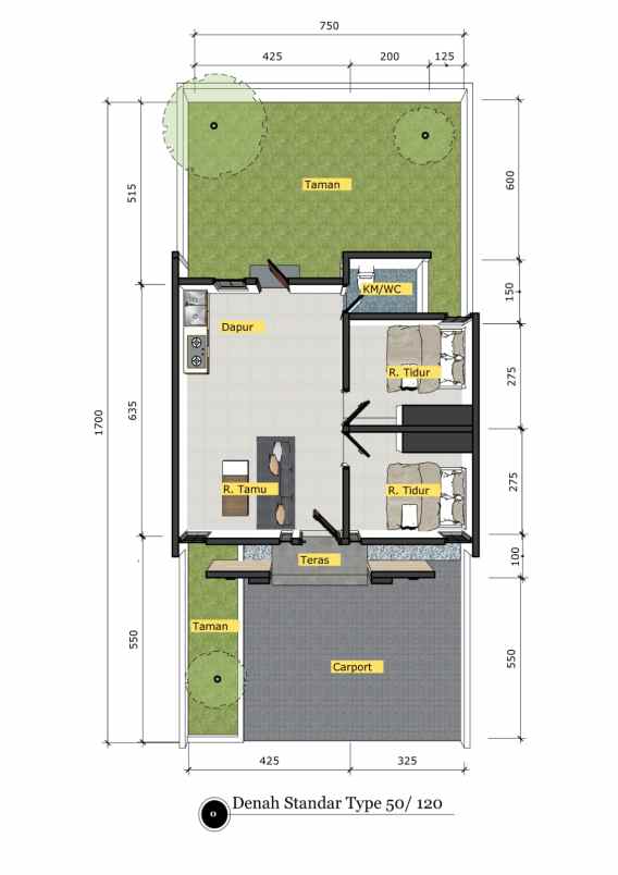 dijual rumah jl raya patemon