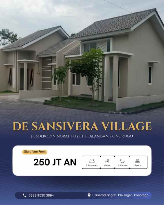 dijual rumah jl soerodiningrat puyut