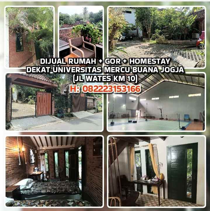 dijual rumah jl wates km 10 bantul