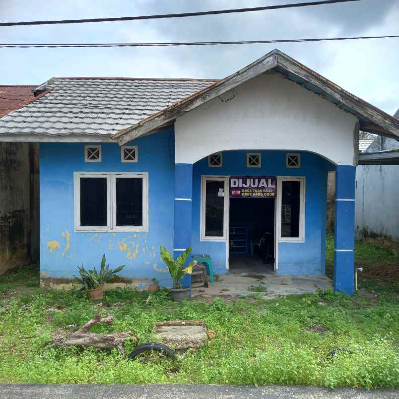 dijual rumah jln sei mintan tengku bey