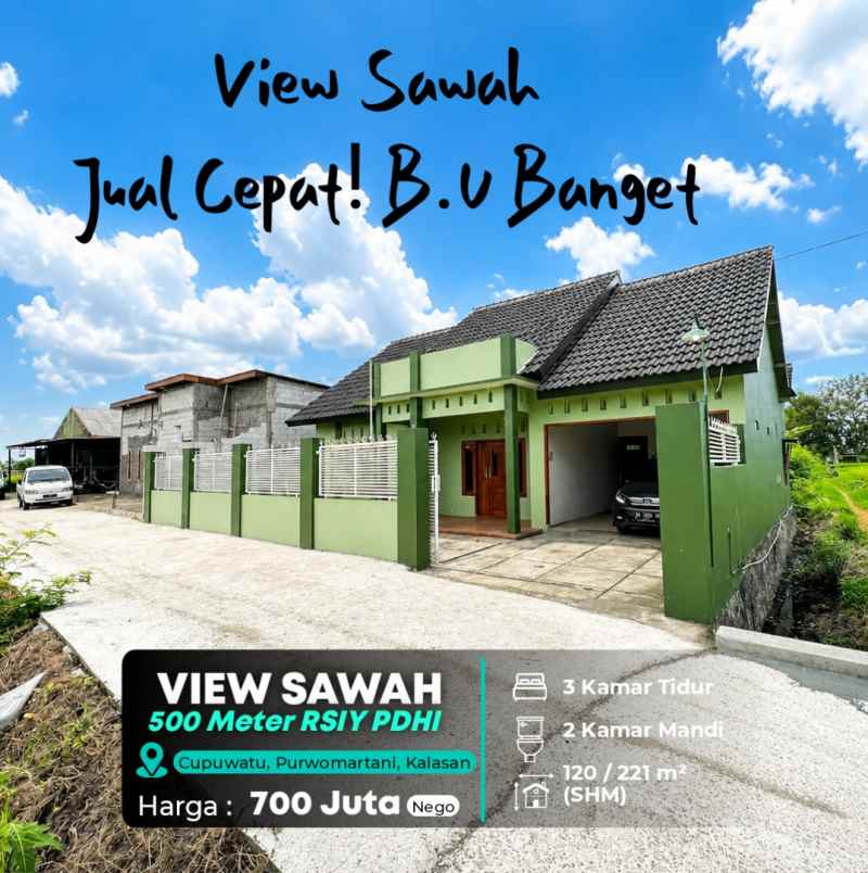 dijual rumah kalasan
