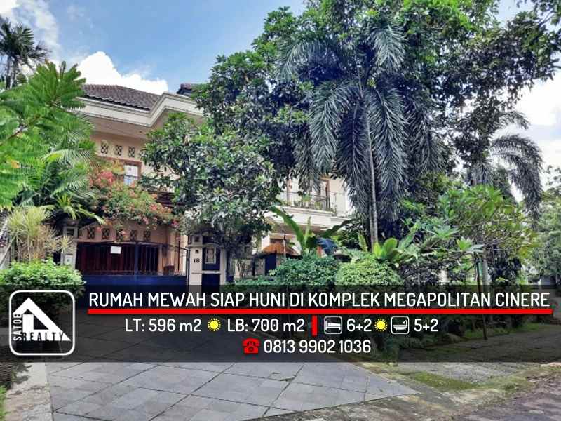 dijual rumah komplek megapolitan cinere