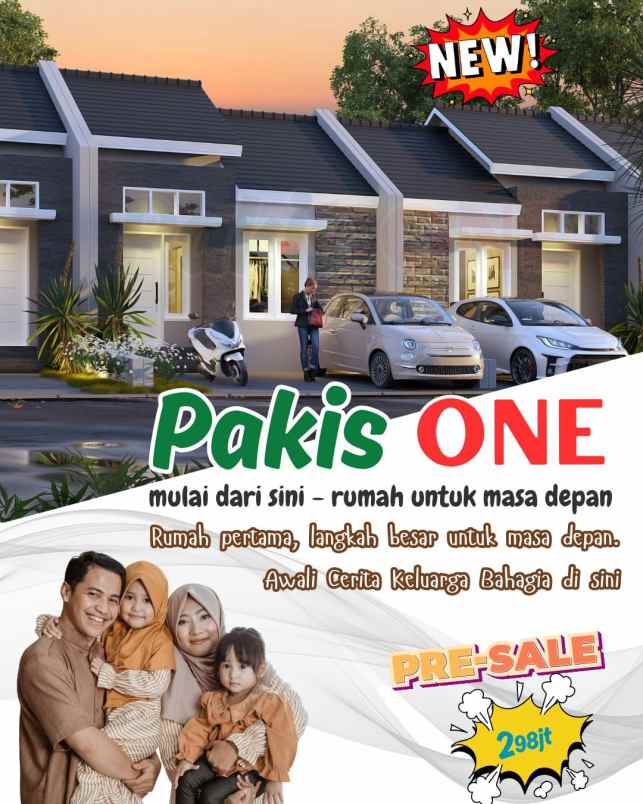 dijual rumah pakis