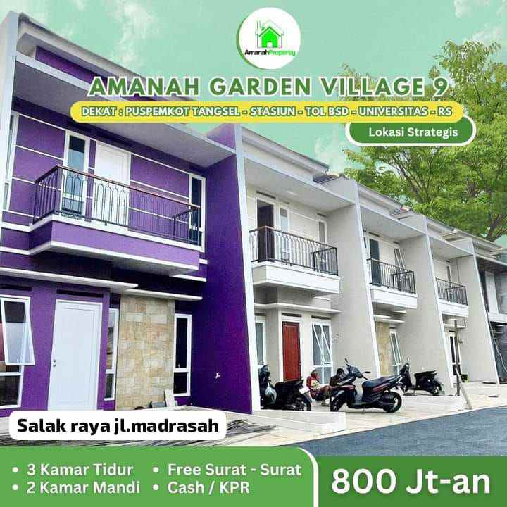 dijual rumah pondok benda pamulang tangsel